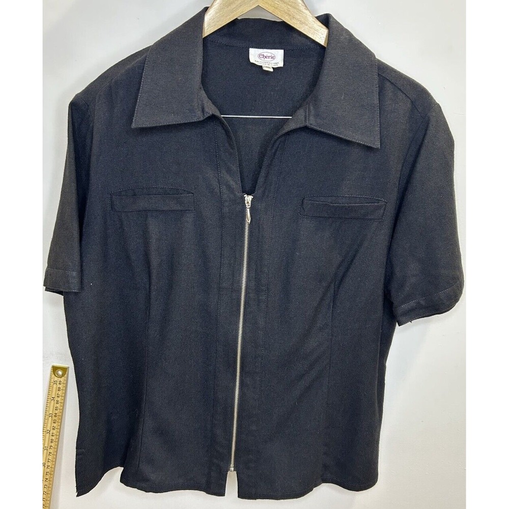 Charie Salso Maggiore Styled‎ In Italy Black Blouse Size 46